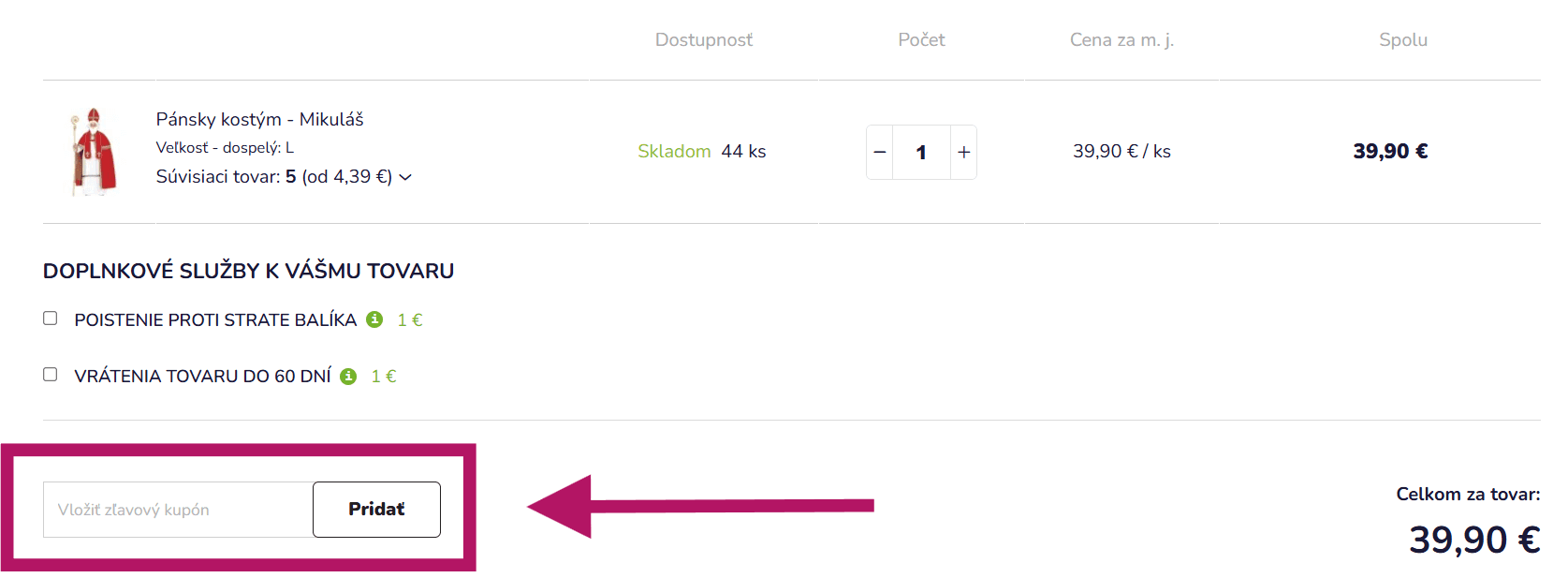 Použitie zľavového kódu na Heliumking.sk