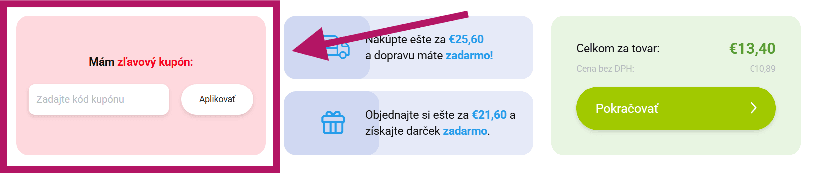 Použitie zľavového kupónu na Kbloom.sk