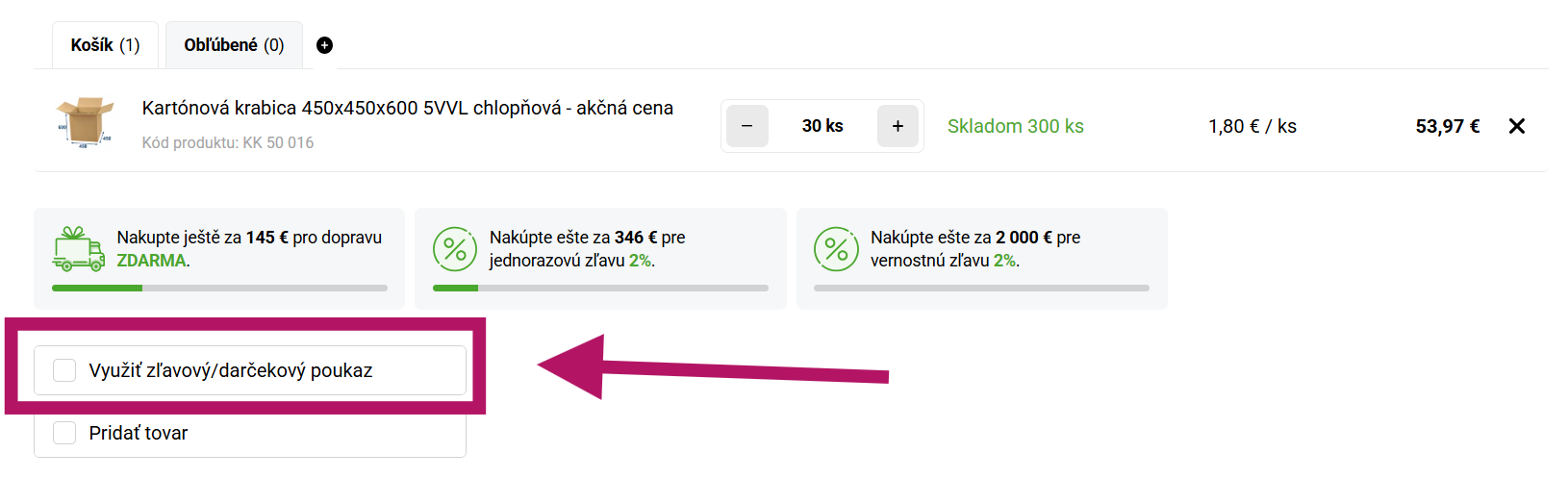 Ako uplatniť zľavový poukaz na Eobal.sk